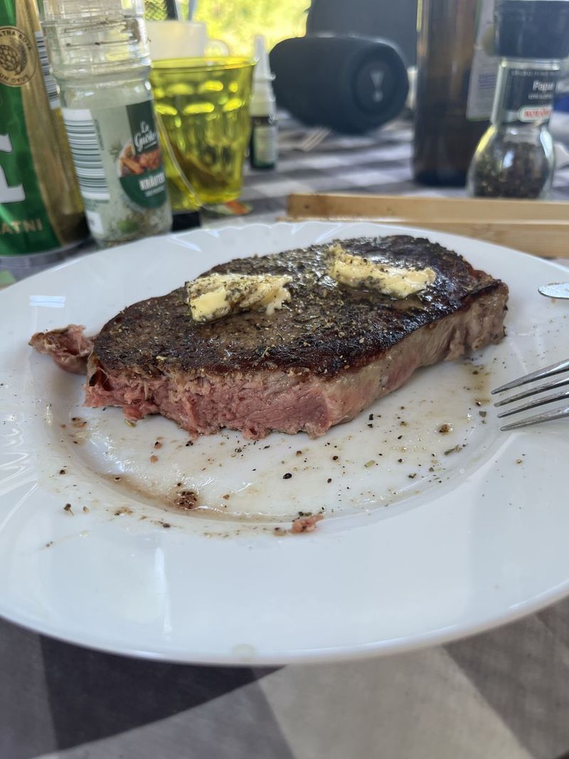 De tweede steak volgt