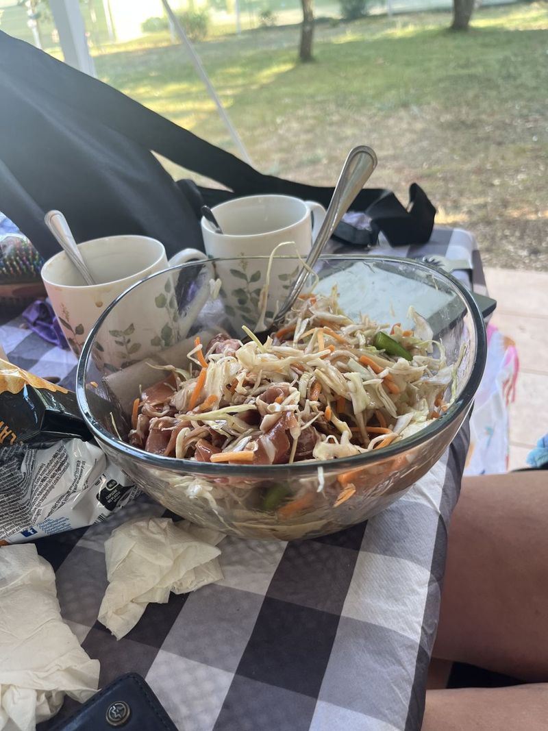 Picknick in het gras