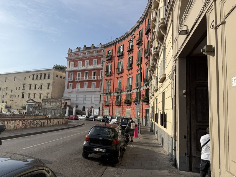 Along the winding Corso Vittorio Emanuele.