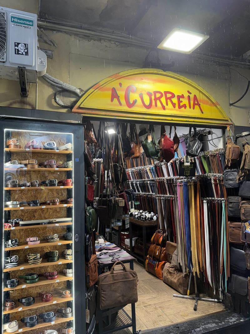 This is where we bought lovely belts in March, and we found the shop again. We will be back later for more belts.