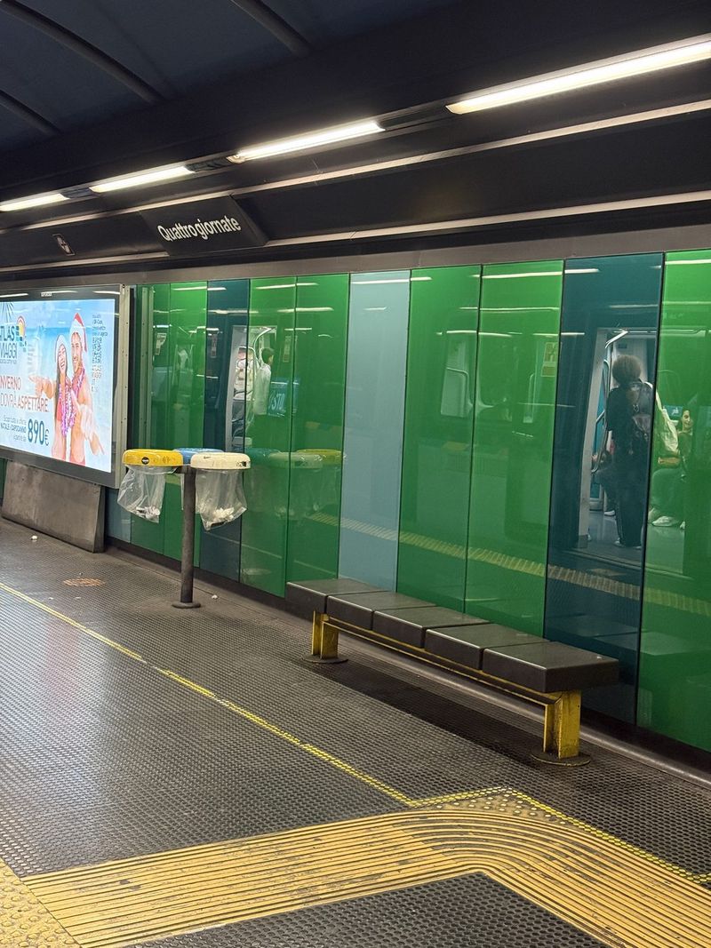 Quattro Giornate station, on Line 1 towards Piazza Dante.
