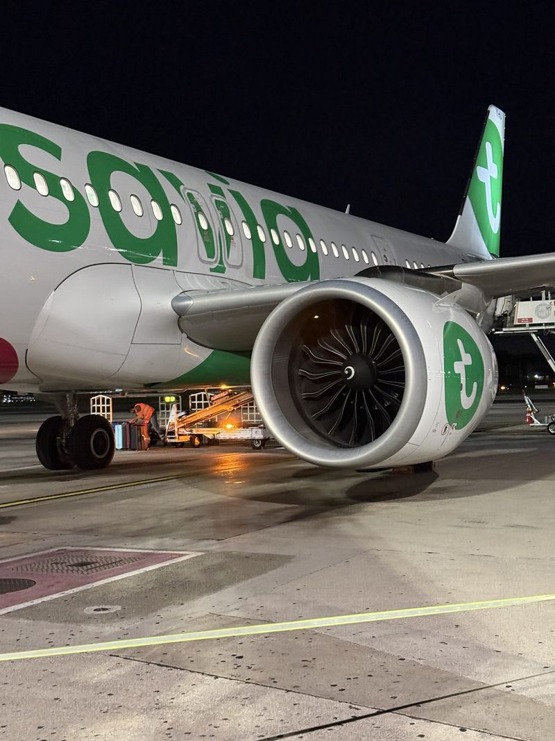 Our Transavia plane is ready.